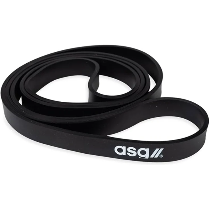 ASG Elastic, Træningselastik Medium für Fitness, schwarz