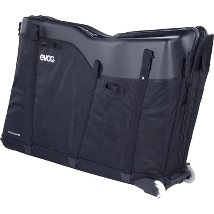 EVOC Road Bike Bag PRO, zusammenfaltbare Fahrrad-Transporttasche für Renn- & Triathlonrad, max. Radstand 112 cm, Hybrid-Schutz, Clip-ON Wheel 3.0, Farbe: Black – Bild 3