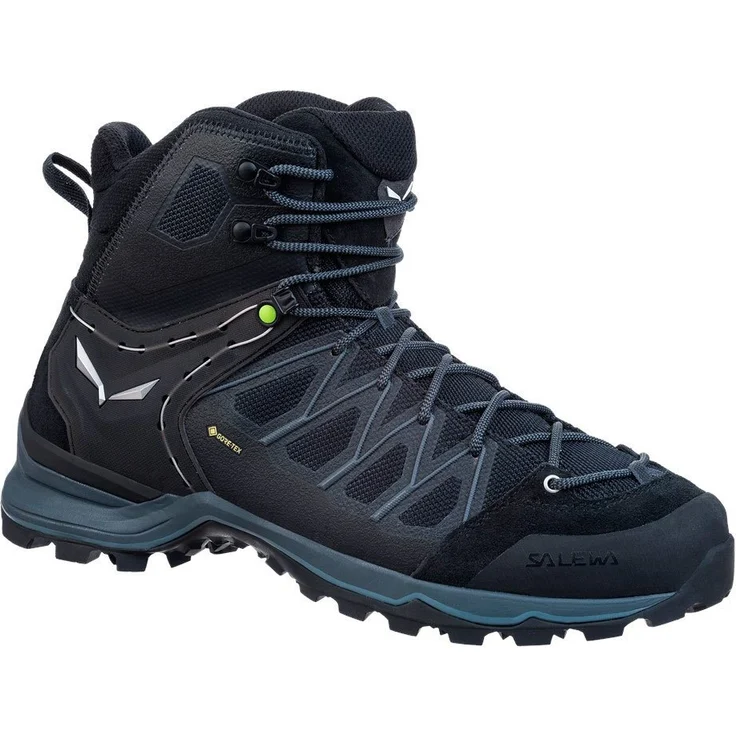 Salewa Ms Mtn Trainer Lite Mid Gtx, Wanderschuhe für Herren, wasserdicht, Farbe black/black, Größe UK 12 (EUR 47)