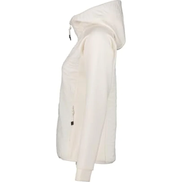 Icepeak Amberg Kapuzenjacke Damen, Midlayer mit Raglanärmeln, feste Kapuze, zwei Reißverschlusstaschen, Natural, Gr. L – Bild 4