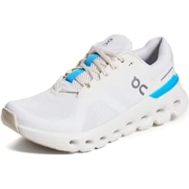 ON Running Cloudrunner 2, Damen Laufschuhe Cloud Schuhe mit komfortabler Dämpfung, Weiß-Horizont, EU 40.5 US 9 – Bild 1