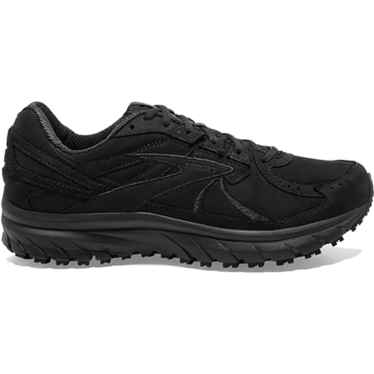 BROOKS Zeal Walker Schuhe Herren, Trailrunningschuhe aus Leder mit DNA-Zwischensohle, schwarz, Größe 42,5 – Bild 1