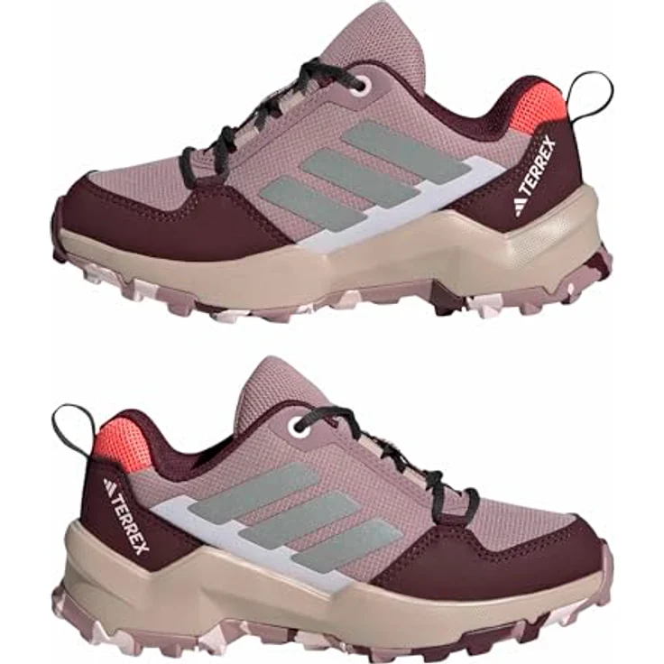 adidas TERREX AX4R K, Kinder Wanderschuhe mit dämpfender Zwischensohle und griffiger Traxion Außensohle, schwarz – Bild 9