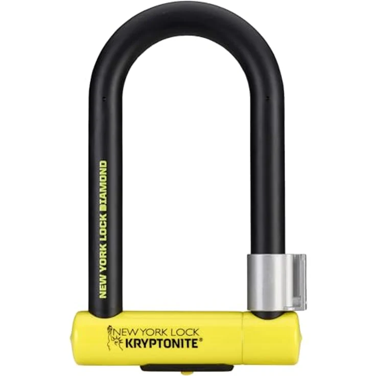 Kryptonite Diamond Standard, Veloschloss mit 26 mm diamantenbeschichtetem Stahlschäkel, winkelschleifer-resistent, inkl. Flexframe-U-Bracket – Bild 6