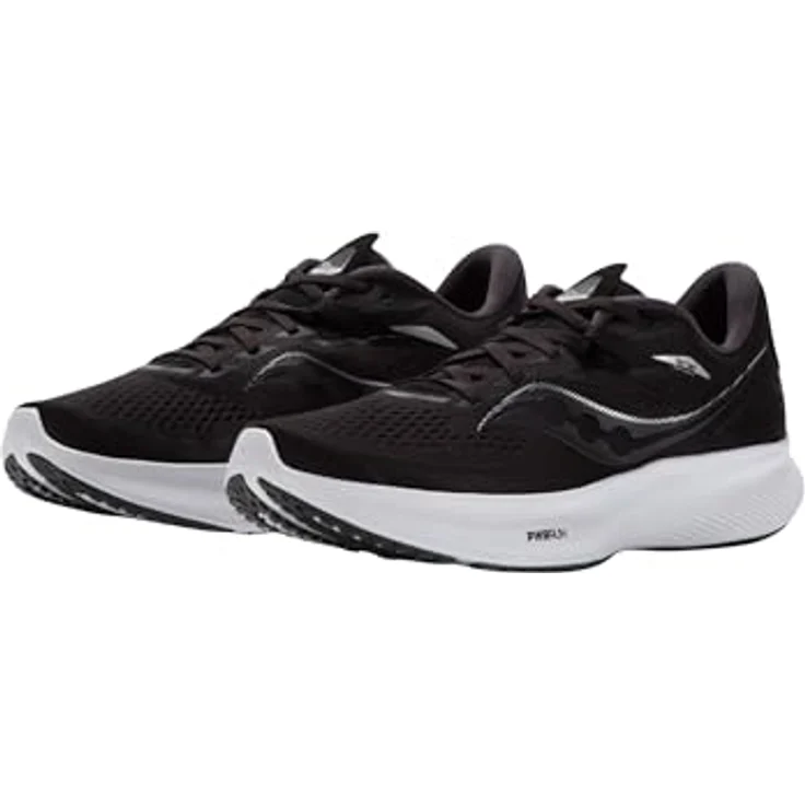 Saucony RIDE 15 Damen Laufschuh mit PWRRUN-Dämpfung, schwarz/weiß, Größe 37.5 – Bild 5