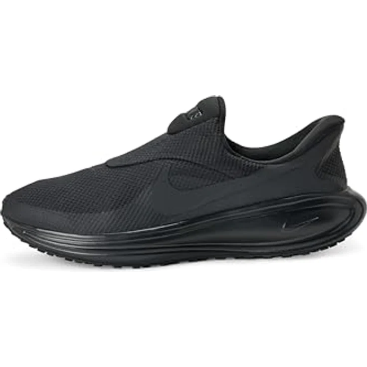 Nike Revolution 8 EasyOn Herren Laufschuhe, hohe Dämpfung, atmungsaktives Obermaterial, Quick-Lock-System, schwarz – Bild 1