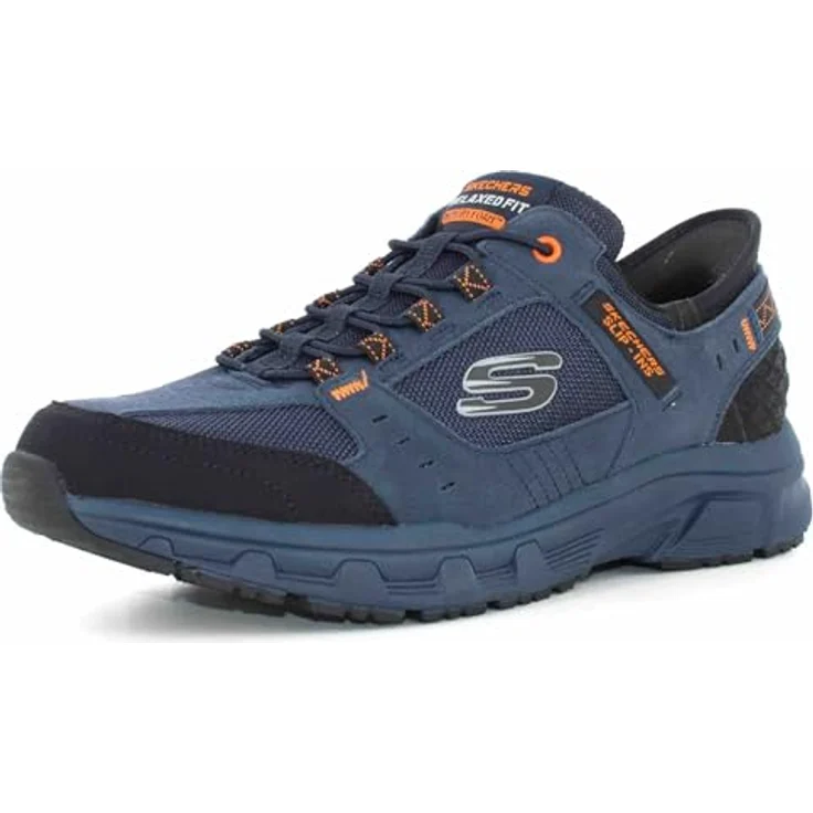 Skechers Slip-Ins Oak Canyon-Cons 237450 NVOR, Wanderschuhe mit Slip-on Design, Heel Pillow-Technologie und Air-Cooled Memory Foam, Größe 42, dunkelblau – Bild 1