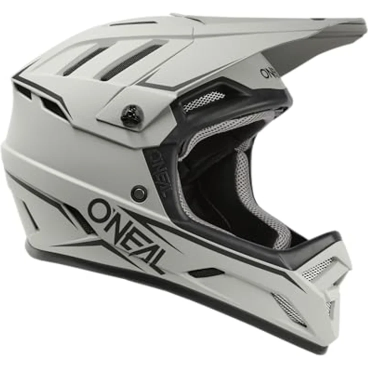 O'NEAL BACKFLIP Helmet, Downhill Fahrradhelm in Solid Gray, M (57/58 cm), mit hervorragendem Belüftungssystem und Fidlock Magnetverschluss – Bild 6