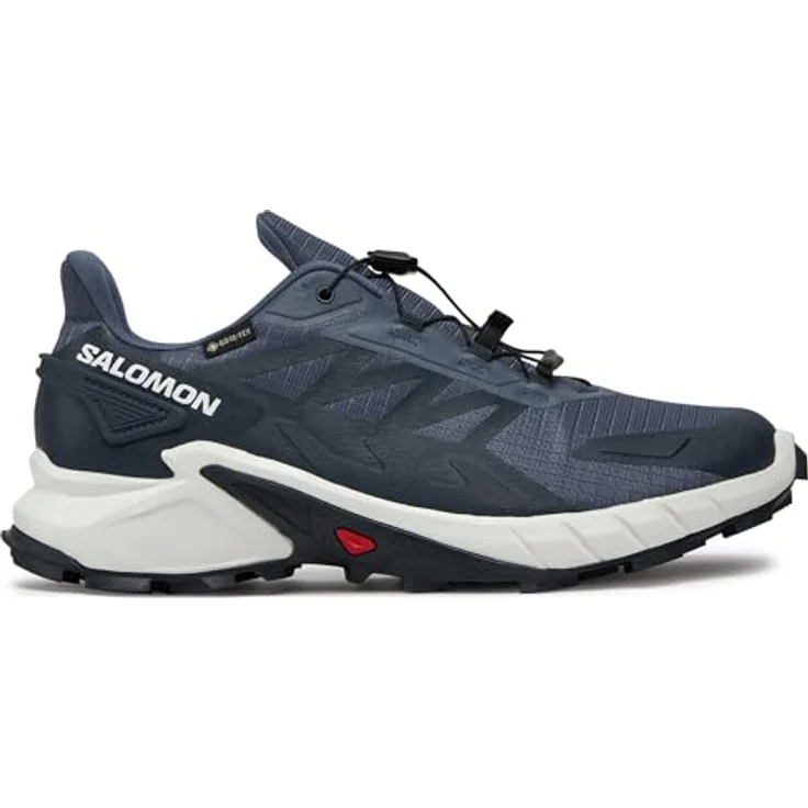 Salomon Supercross 4 GTX, Herren Sneaker mit Gore-Tex-Membran, grisaille/white/carbon – Bild 2