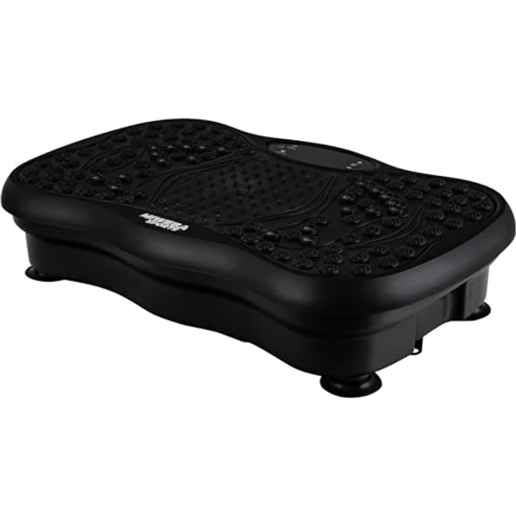 Miweba Sports Vibrationsplatte, 120 Intensitätsstufen, 5 Programme, Massagegerät für Zuhause, Fettverbrenner, Muskelaufbau, schwarz, mit Bluetooth-Funktion – Bild 3