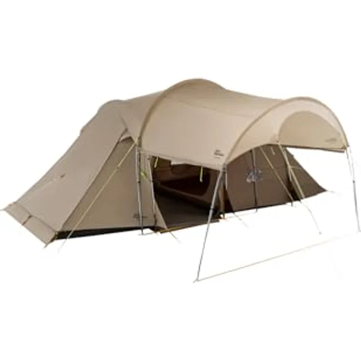 Jack Wolfskin Front Porch Zelt, recyceltes Material, einfacher Aufbau, White Pepper, Einheitsgröße – Bild 2