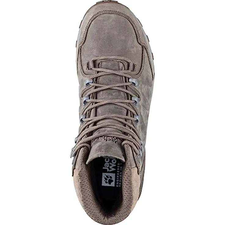 Jack Wolfskin Refugio Prime Texapore Mid M, Herren Wanderschuhe, wasserdicht und atmungsaktiv, Grau, Größe 45.5 – Bild 8