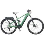 Prophete Stack 5.0 SUV E-Bike Fully 29 Zoll - Mittelmotor AEG - 720 Wh - 10-Gang Kettenschaltung - HDY. Scheibenbremse - Rahemnhöhe 48 cm, in Schwarz