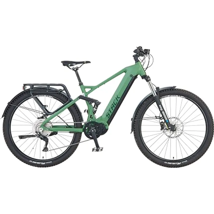 Prophete Stack 5.0 SUV E-Bike Fully 29 Zoll - Mittelmotor AEG - 720 Wh - 10-Gang Kettenschaltung - HDY. Scheibenbremse - Rahemnhöhe 48 cm, in Schwarz