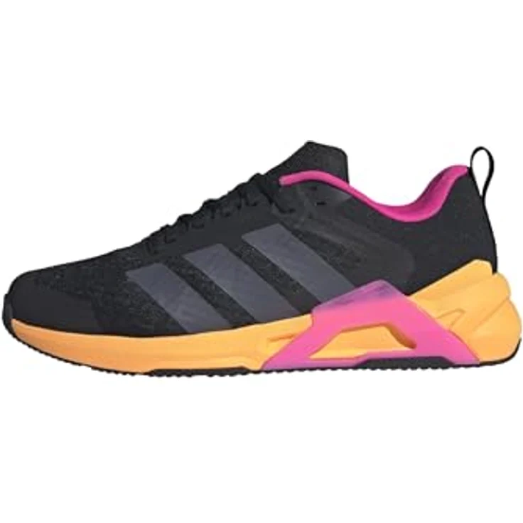 Adidas Dropset Control, Laufschuhe für Herren mit stabiler Zwischensohle, breiter Passform, Farbe: BLACK/AUON/SHOPNK – Bild 2