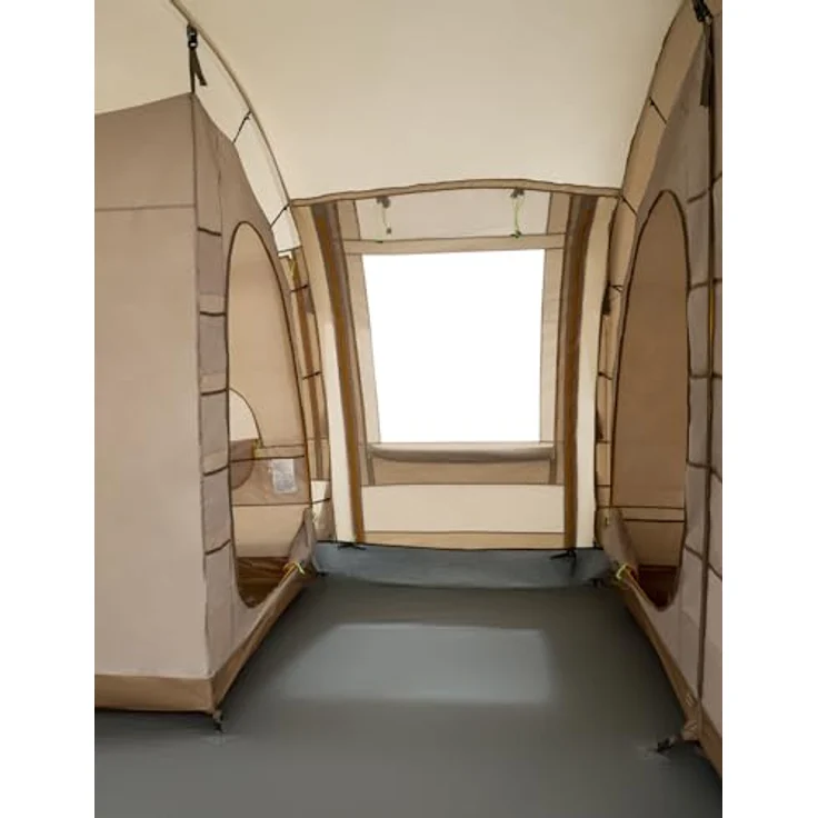 Jack Wolfskin Lodge Zelt, White Pepper, Einheitsgröße mit 6 verschließbaren Belüftungsöffnungen – Bild 5