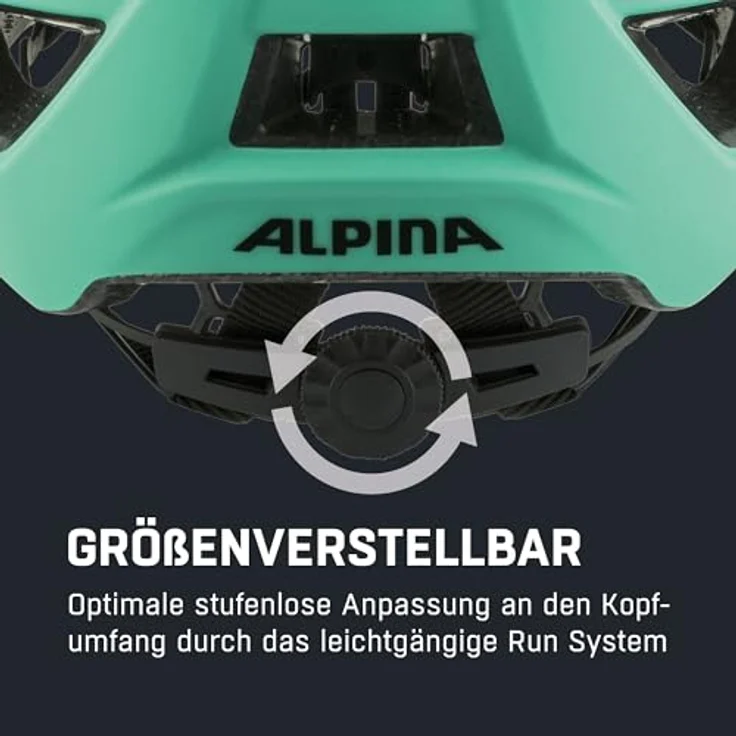 ALPINA PARANA Fahrradhelm, Tourenhelm mit individuell anpassbarem Sitz, Fliegennetz und hoher Sicherheitsstandards, grau – Bild 5