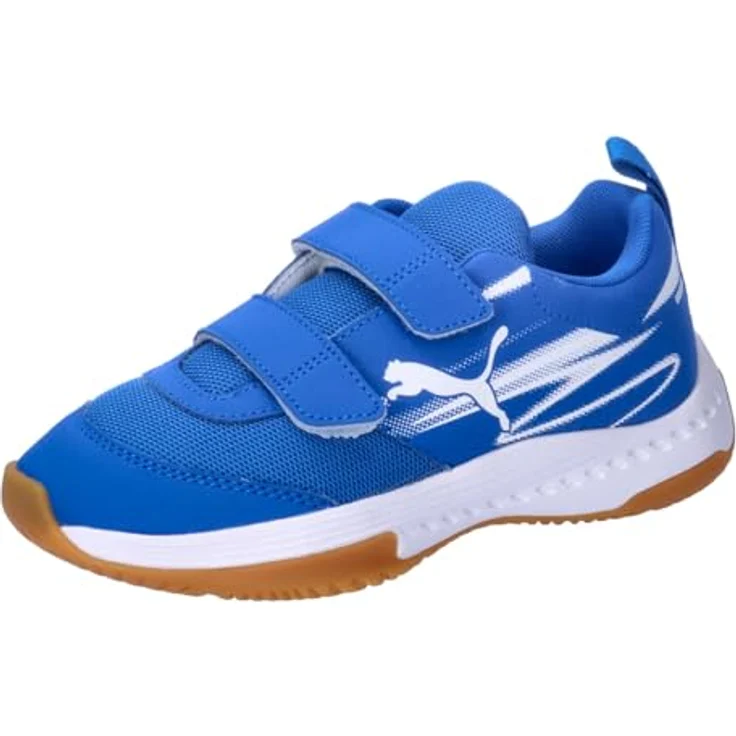 PUMA Varion II, Kinder Laufschuhe mit Variofoam Dämpfung und Klettverschluss, blau, Grösse 33 – Bild 1