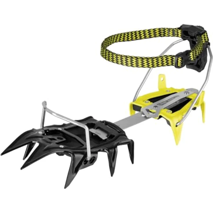 SALEWA Alpinist PRO Steigeisen, 3D-Karbonstahl-Konstruktion, Schwarz/Gelb, Einheitsgröße – Bild 1