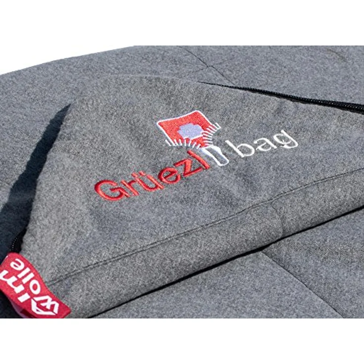 Grüezi Bag WellhealthBlanket Wool, Decken-Schlafsack 200 cm, aus mehrfach gebürsteter Mikrofaser mit Almwolle-Füllung, dreijahreszeiten-geeignet, antibakteriell und geruchshemmend – Bild 2