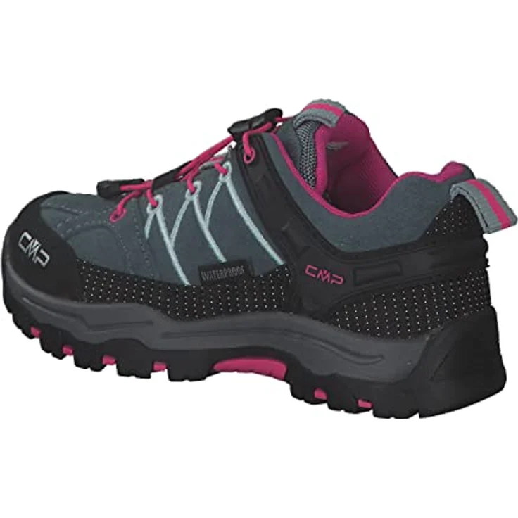 CAMPAGNOLO CMP Kids Rigel Low WP Wanderschuhe, wasserdichtes Wildleder, grün, Größe 28 – Bild 3