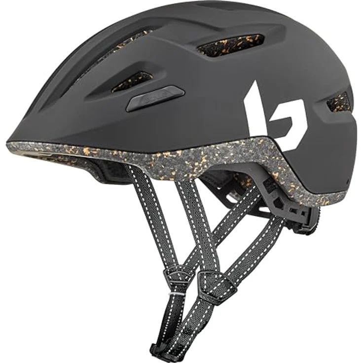 Bolle Eco Stance Stadthelm, leichter Cityhelm aus Polycarbonat in Schwarz S für Kopfumfang 52-55 cm – Bild 1