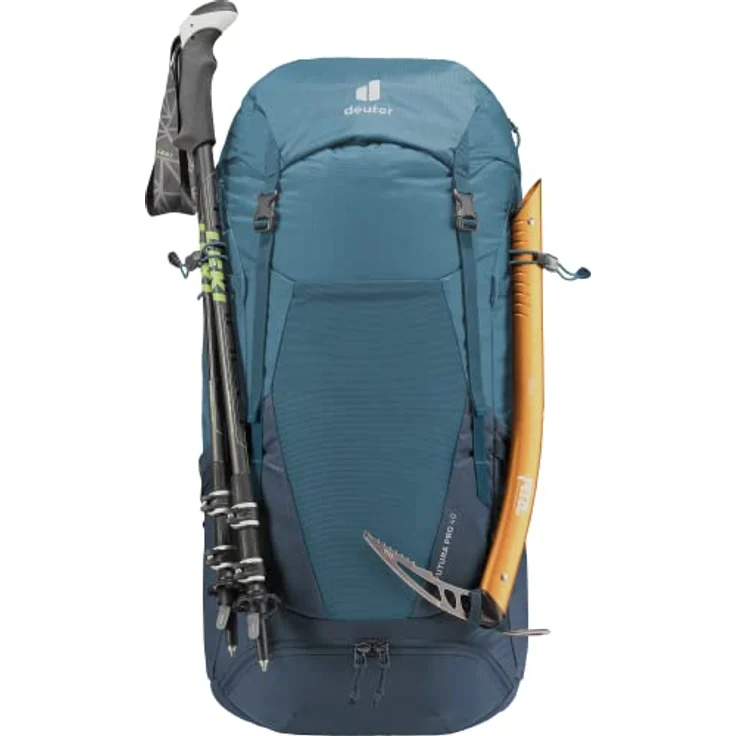 deuter Futura Pro 40 Wanderrucksack, L, Atlantic-ink - Maximale Belüftung und perfekte Lastübertragung – Bild 3