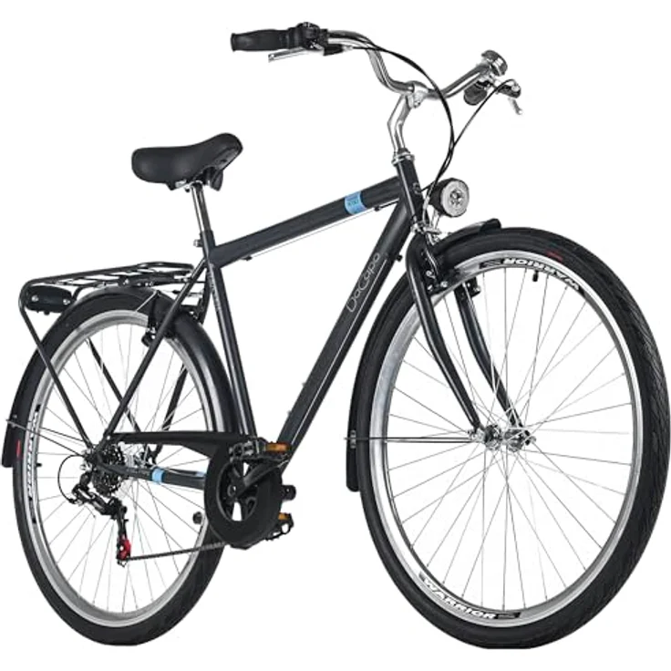 DACAPO Ravenna 6, Herren Trekkingrad 28'', Anthrazit, 6-Gang SHIMANO, RH 53 cm, stvzo-konforme Beleuchtung – Bild 1