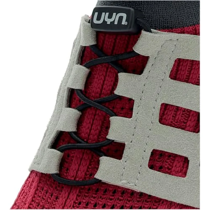 UYN Nature Tune Slip-on Sneaker, Herren Laufschuhe aus Merinowolle, bordeaux/grey, Größe 39 – Bild 2