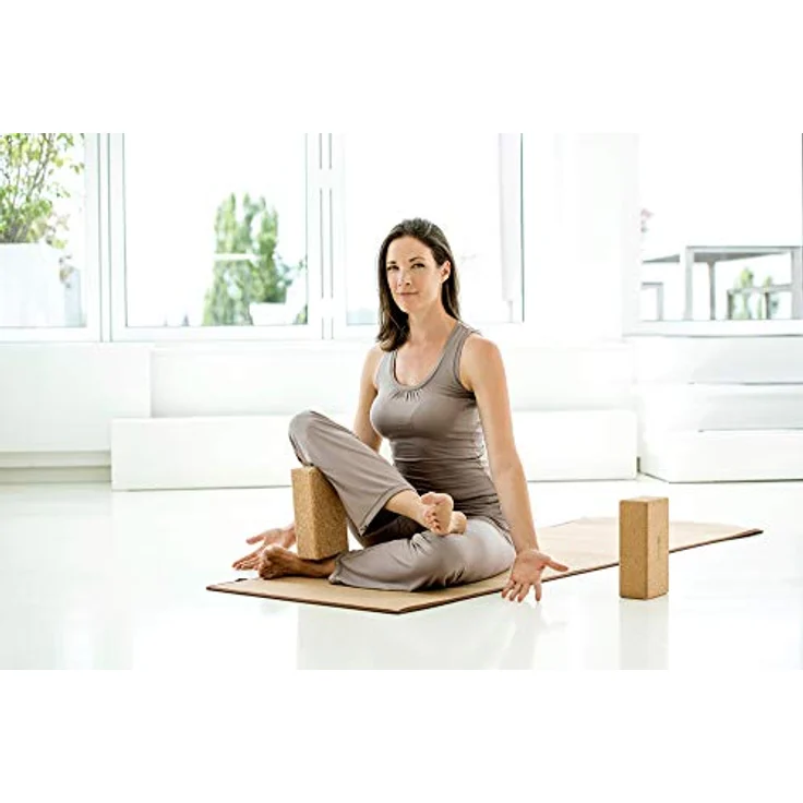 Yogistar Yogablock yogiblock Kork Basic (22,5 x 12 x 7,4 cm) – Bild 3