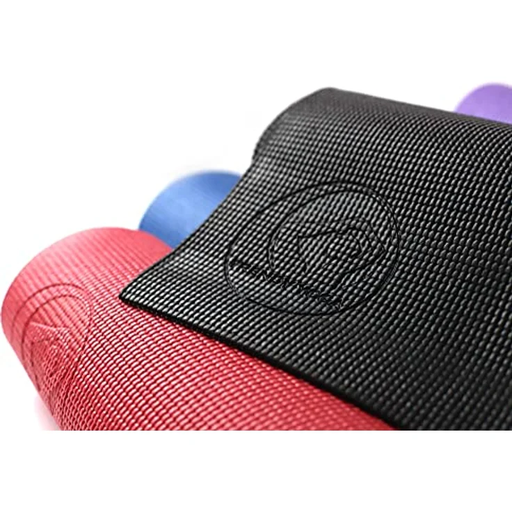 Trendy Sport Professional YogaMat, Yogamatte 180x60x0,5 cm, Blau, rutschfest, hautfreundlich und antibakteriell – Bild 4