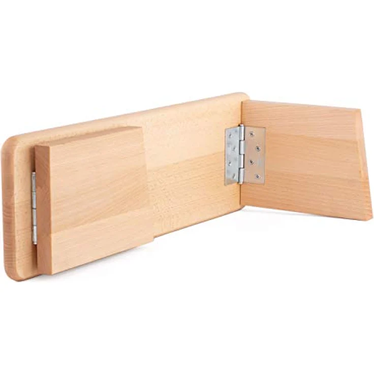 Bodhi Meditationsbank aus Holz (Buche) | Yoga Hocker für tiefere Meditation | Klappbar, Buche geölt – Bild 3