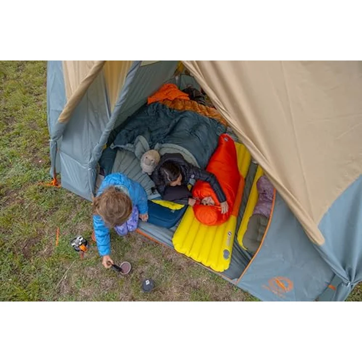 Big Agnes, Schlafsack für zwei Personen mit individuellen Eingängen und Isomattenfixierung – Bild 5