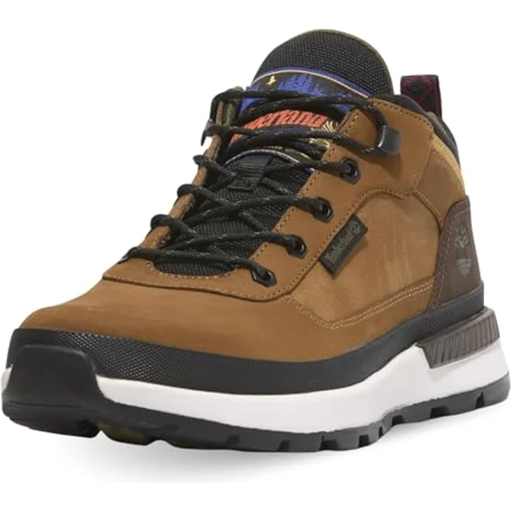 Timberland FIELD TREKKER MID LACE UP SNEAKER, Wanderschuh mit hohem Schaft und profilierten Gummi-Sohlen für besseren Halt, schwarz – Bild 1