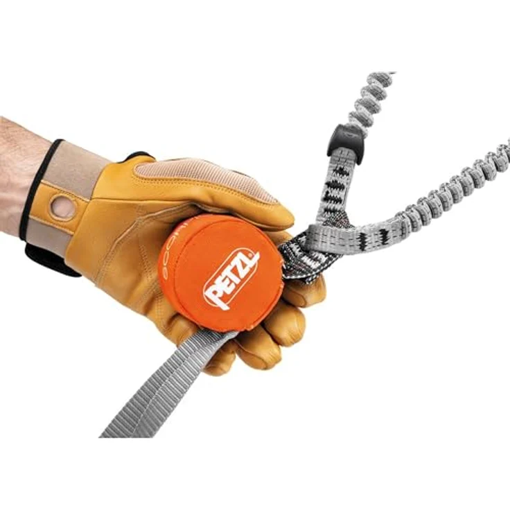 PETZL Klettersteigset Scorpio Eashook, Graues und oranges Set mit innovativem Eashook-System – Bild 3