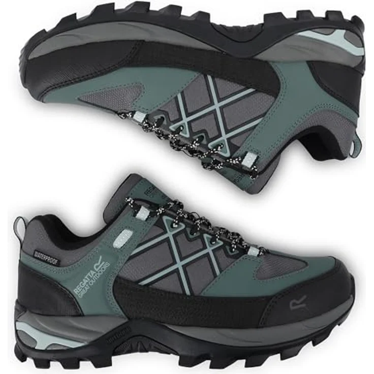 Regatta Samaris III, Wanderschuhe mit ISOTEX-Membran für atemberaubenden Komfort, anthrazit/petrol – Bild 4