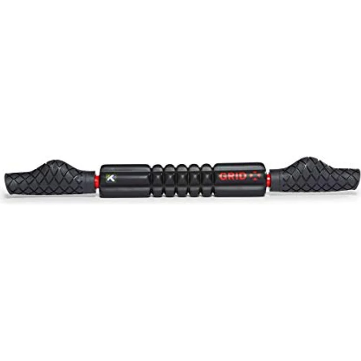 Trigger Point GRID STK X, Handheld Massage Roller mit GRID Oberfläche und AcuGRIP Griffen, Schwarz – Bild 3