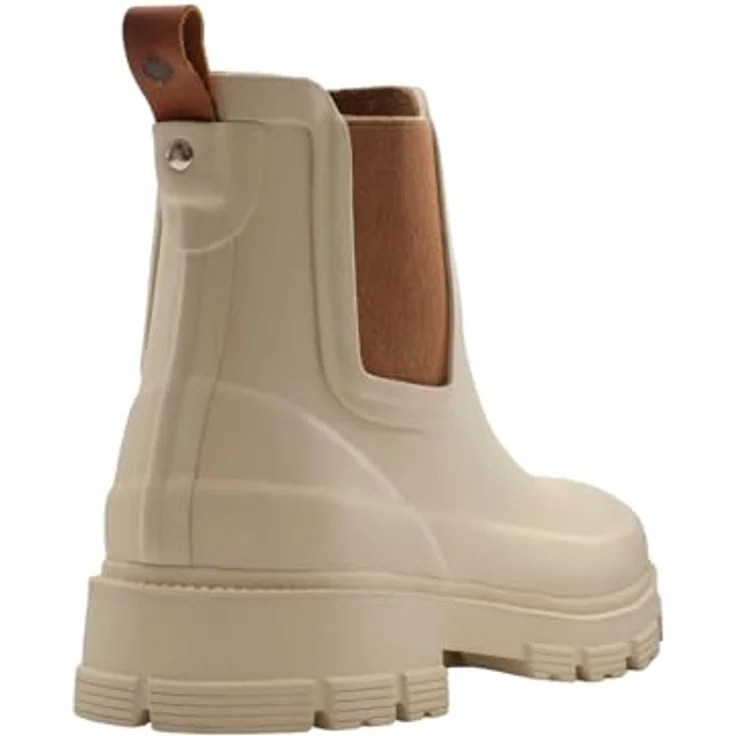 Kamik Gummistiefelette Hailee, wasserdicht im Chelsea-Boot-Look, beige, mit elastischen Einsätzen und herausnehmbarem EVA-Fußbett – Bild 3