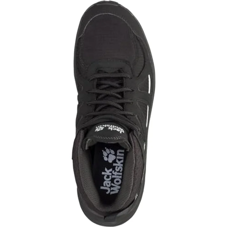 Jack Wolfskin WOODLAND 2 TEXAPORE MID W, Wasserdichter Wanderschuh mit EVA-Zwischensohle und TEXAPORE-Membran, schwarz – Bild 3