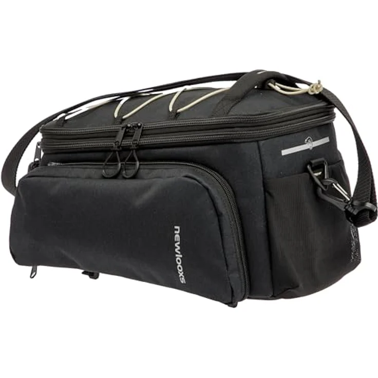 New Looxs Sports Trunkbag 31 L, Fahrradtasche für Racktime Gepäckträger, 100% wasserdicht mit Regenhülle, integrierter Racktime-Adapter, geräumige Innenfächer – Bild 1