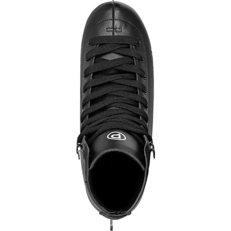 Playlife Classic Black Ice Skate, Schlittschuhe für Damen & Herren, wasserabweisendes Kunstleder, warmes Samtfutter, rostfreie 303-Edelstahlkufe, Komfort & Stabilität für Anfänger, Schwarz, Größe 39 – Bild 4