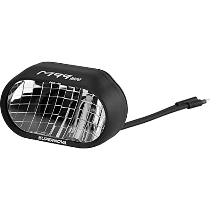 SUPER NOVA M99 Mini Pro 25 E-Bike Frontlicht, 1150 Lumen, schwarz, mit M99 Matrix Reflektor und magnetischem Fernlichttaster
