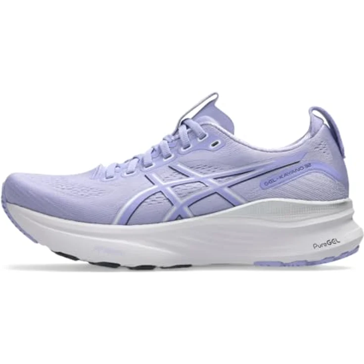 Asics GEL-KAYANO 32, Damen Laufschuhe mit hoher Dämpfung und atmungsaktivem Obermaterial, navy/pink – Bild 2