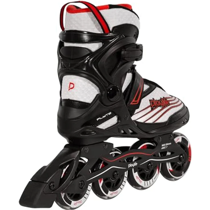 Playlife Flyte Black 84, Rollschuhe mit 84mm Rollen und ABEC 7 Lagern, Schwarz – Bild 3