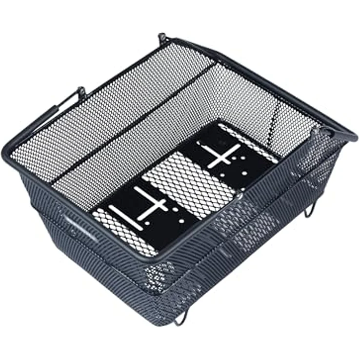 Basil Cento Multi System Fahrradkorb, Schwarz – 21 Liter Volumen, wetterfest, kompatibel mit MIK und Racktime – Bild 2