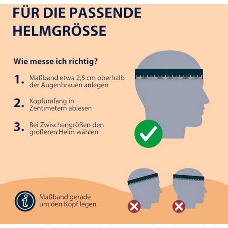 HUDORA Tiggy Kinderhelm, sicherer und bequemer Fahrradhelm in Orange, Größe XS (48-52 cm) für Kinder – Bild 4