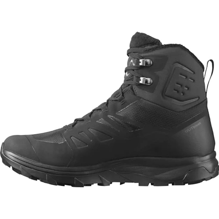 Salomon OUTblast TS CSWP, Herren Wanderschuhe mit Climasalomon Waterproof Membran und Thinsulate Isolierung, 47 1/3, Schwarz – Bild 2