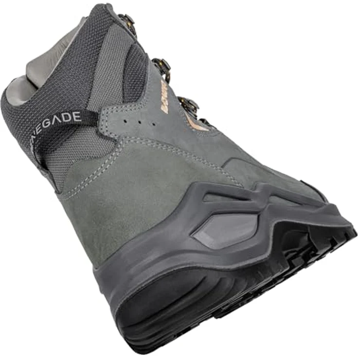 LOWA RENEGADE EVO LL MID Ws, Wanderschuhe in Graphit/Aprikose, Größe 39.5 – Bild 2