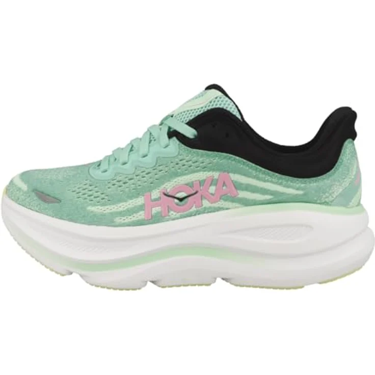 Hoka Bondi 9 Laufschuhe Damen, Trainingsschuhe mit OrthoLite®-Technologie, Türkis, Schuhgröße EUR 38.5 | UK 5.5 – Bild 1