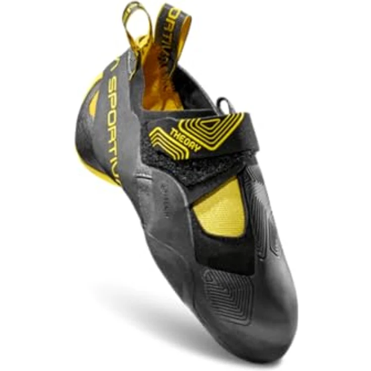 La Sportiva Theory, Herren Kletterschuhe, Mikrofaser und Veloursleder, Vibram-Sohle, Gelb, Größe 41.5 – Bild 4